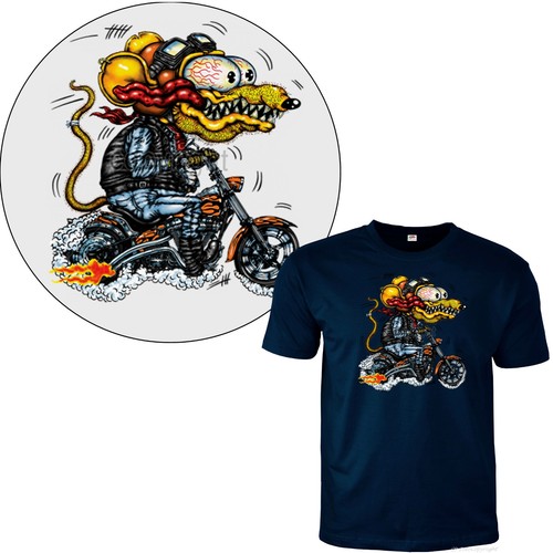 Comic shirt biker - comic,