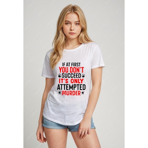 Lustiges shirt dunkler humor - t-shirt,