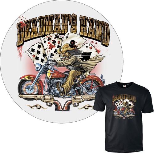Shirt biker comic - t-shirt,