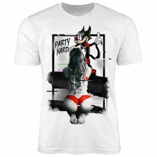 Herren shirt party hard - herren, t-shirt