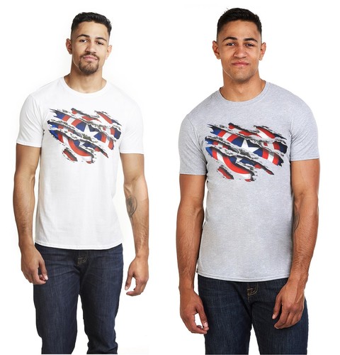 Marvel herren shirt captain - herren,