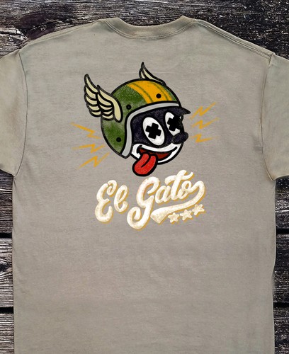 Shirt gato mit comic - gato",