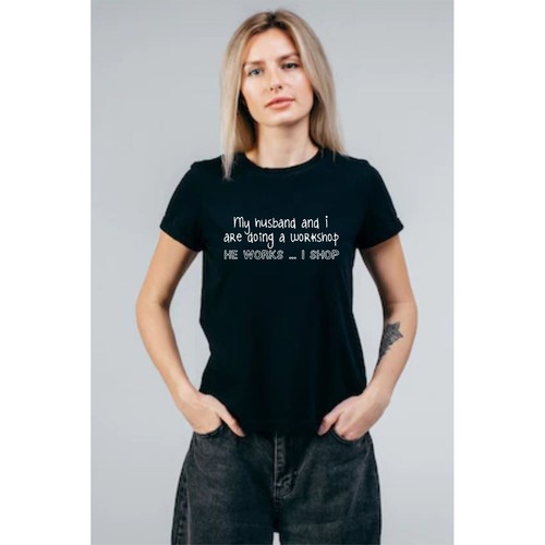 Lustiges frau shirt ich und - frau,