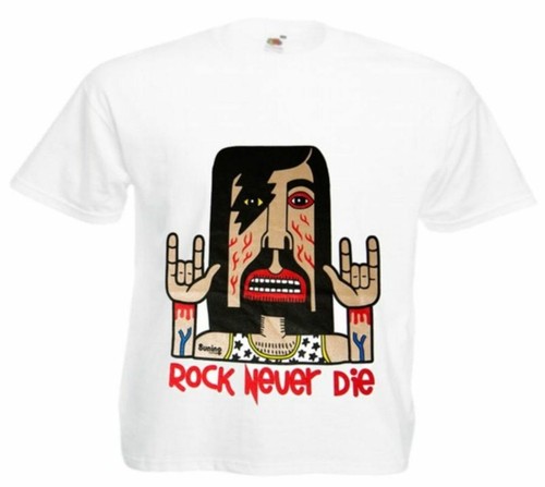 Motiv fun shirt rock - t-shirt, never