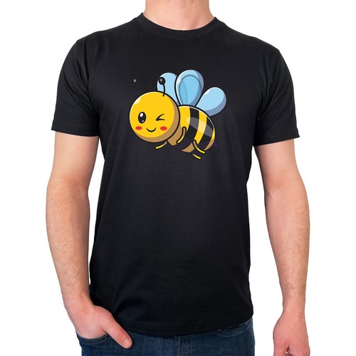 Herren shirt biene comic - t-shirt,