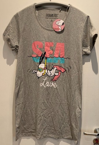 Snoopy peanuts damen nachthemd - snoopy,