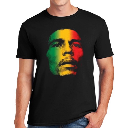 Bob marley shirt - face, herren
