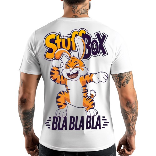 Stuff box herren shirt bla - bla,