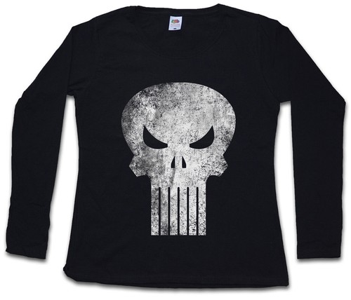 Punisher skull damen langarm - punisher,