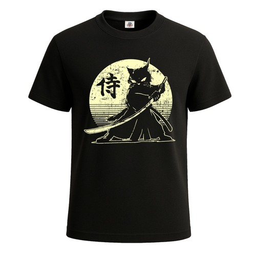 Samurai ninja katze japanische - samurai,