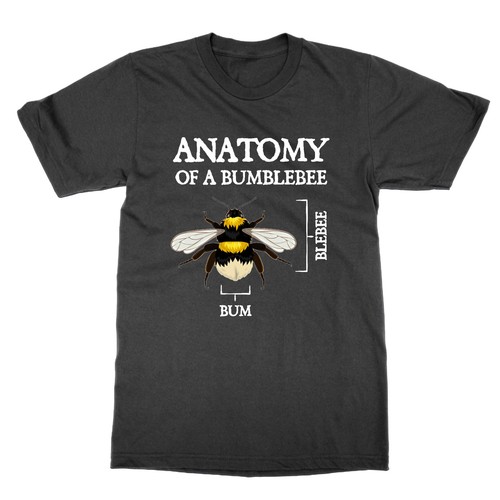 Shirt anatomy a bumblebee - t-shirt,