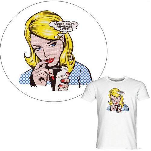 Shirt pop art comic painting - pop,
